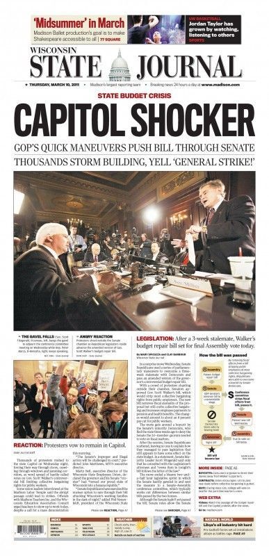 March 10, 2011 front page